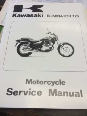 OEM 1998-2001 Kawasaki Eliminator 125 Service Manual