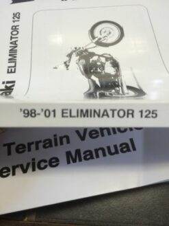 Alternative view of OEM 1998-2001 Kawasaki Eliminator 125 Service Manual