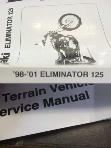 OEM 1998-2001 Kawasaki Eliminator 125 Service Manual - Image 2