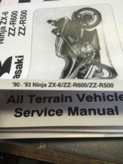 Alternative view of OEM ZZR 500 and ZZR 600 Service Manual