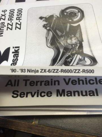 OEM ZZR 500 and ZZR 600 Service Manual - Image 2