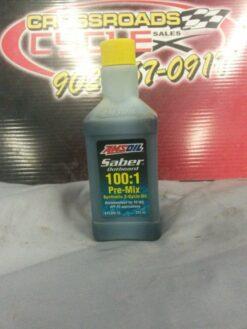 Amsoil saber outboard 100:1pre-mix synthetic 2 cycle oil
