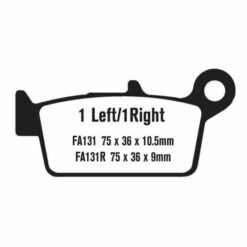 ROCKHARD BRAKE PADS (MX-05268)