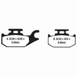 ROCKHARD BRAKE PAD (AT-05611)