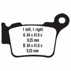 ROCKHARD BRAKE PAD (MX-05001)