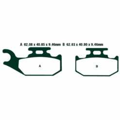 ROCKHARD BRAKE PAD (AT-05612F)