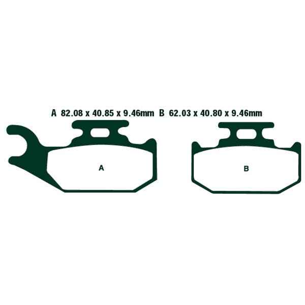 ROCKHARD BRAKE PAD (AT-05612F)