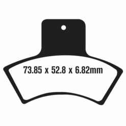 ROCK HARD (FA270R) BRAKE PADS (AT-05657)
