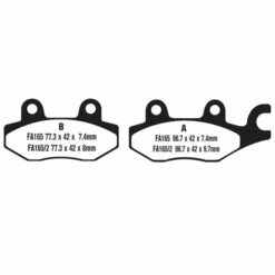 ROCK HARD BRAKE PADS (AT-05562)