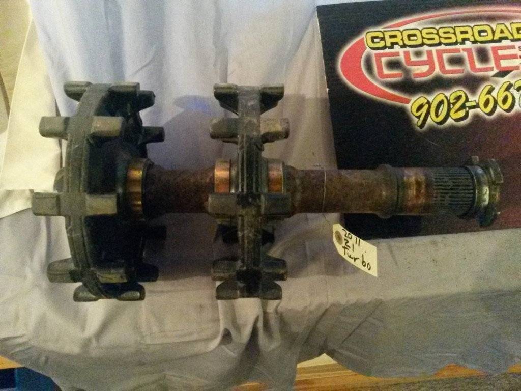 2011 Arctic Cat Z1 turbo sprocket drive shaft