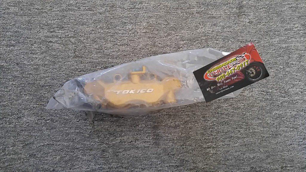 2005 Kawasaki ZX636-C1 ZX-6R Caliper-Sub-Assy,FR,LH,Gold
