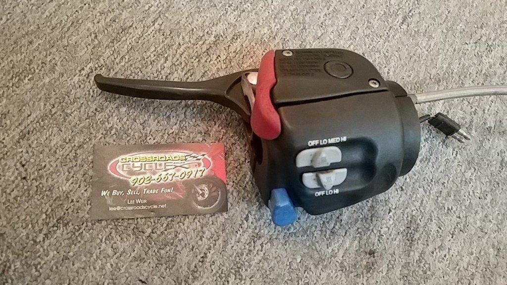2002 - 2003 Polaris Left Side Handlebar Controls with Brake Lever and Line