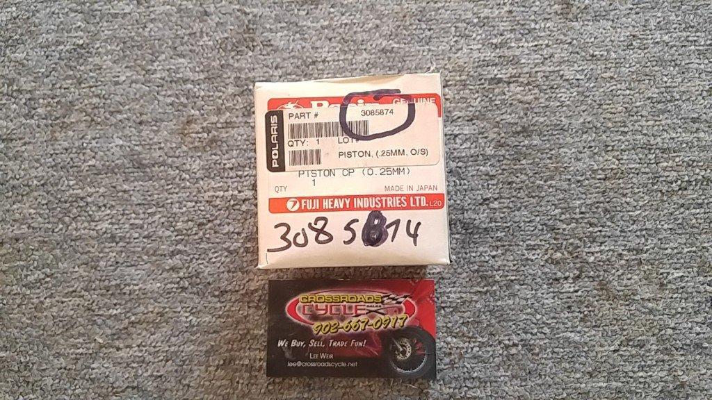 1999-2000 Polaris XLT,600 Triumph Piston (0.25mm O/S) Part # 3085874