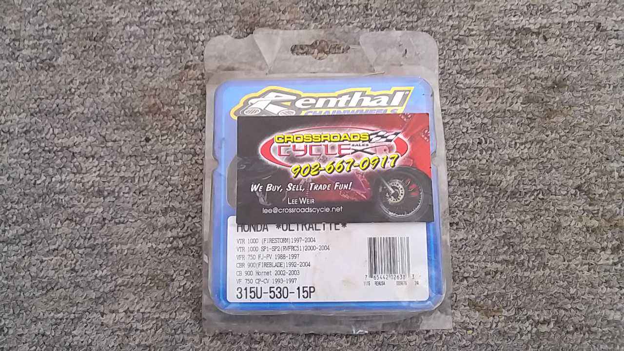 1988 - 2015 Honda CB900F,CBR1000RR, Interceptor 750 VFR Front Sprocket (15T)