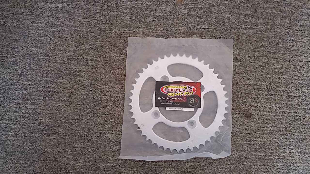 1985 - 2013 Honda XR80R,CRF80F Rear Sprocket (46T)