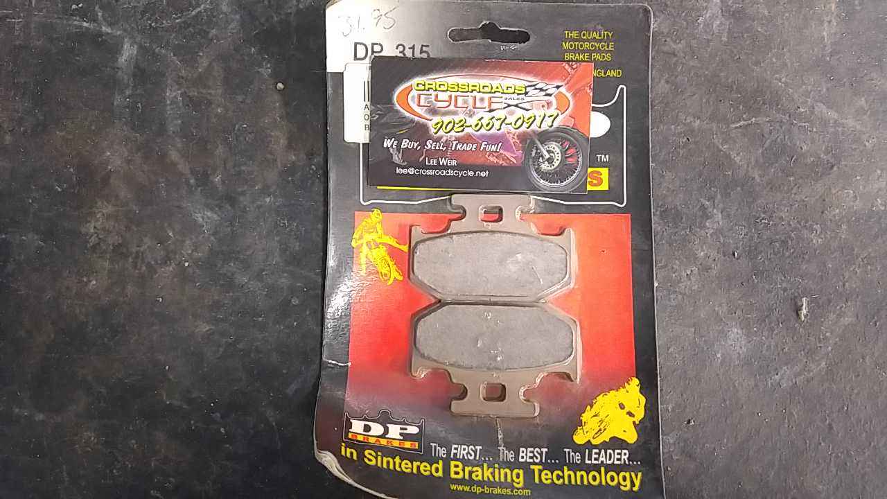 1992 - 2007 Suzuki DR,RM Yamaha YZ Rear Brake Pads