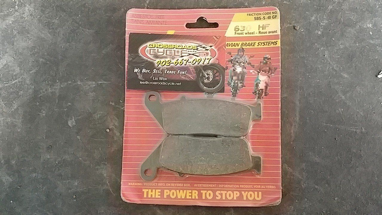 1990 - 2017 Buell, Honda, Triumph, Victory SBS 63 Front Brake Pads