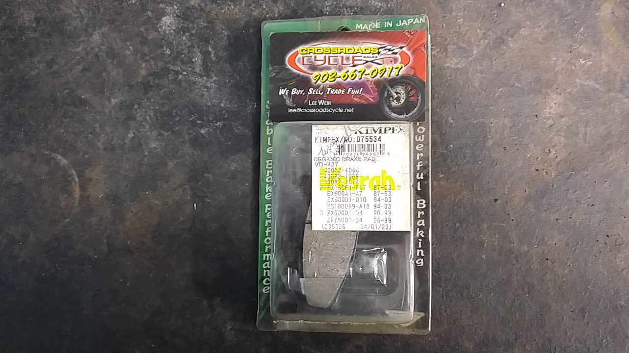 Multiple Years Kawasaki EX250F Ninja,Suzuki GSX1100 Brake Pads FA 129