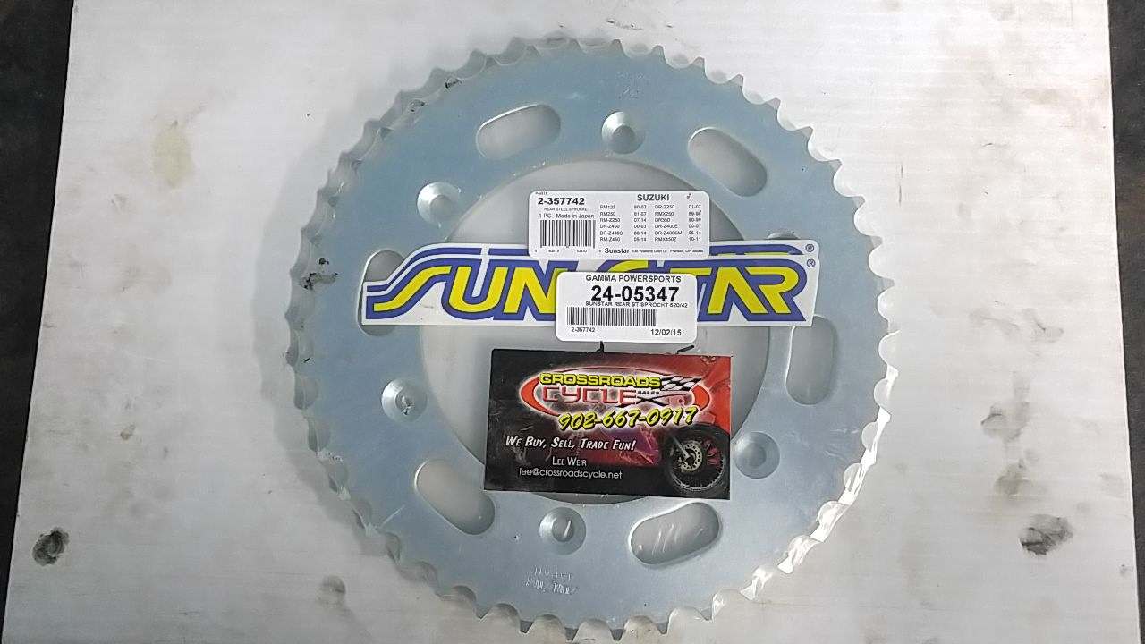1980 - 2017 Suzuki DR, DR-Z,RM,RMX Rear Sprocket 2-357742