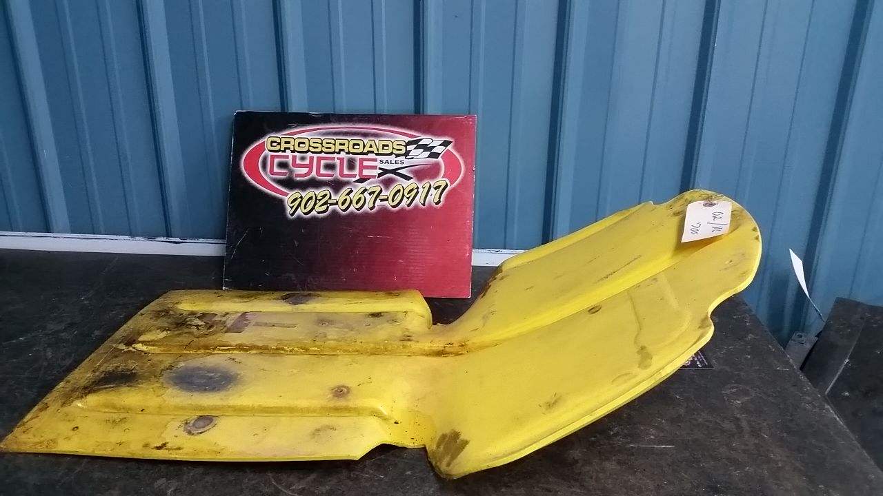 Holeshot Yellow Skid Plate for 1999-2010 Polaris Snowmobile
