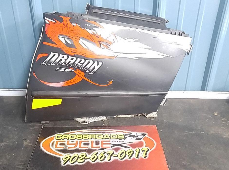 2007 - 2009 Polaris 800 Dragon SP Side Panel, Black, RH