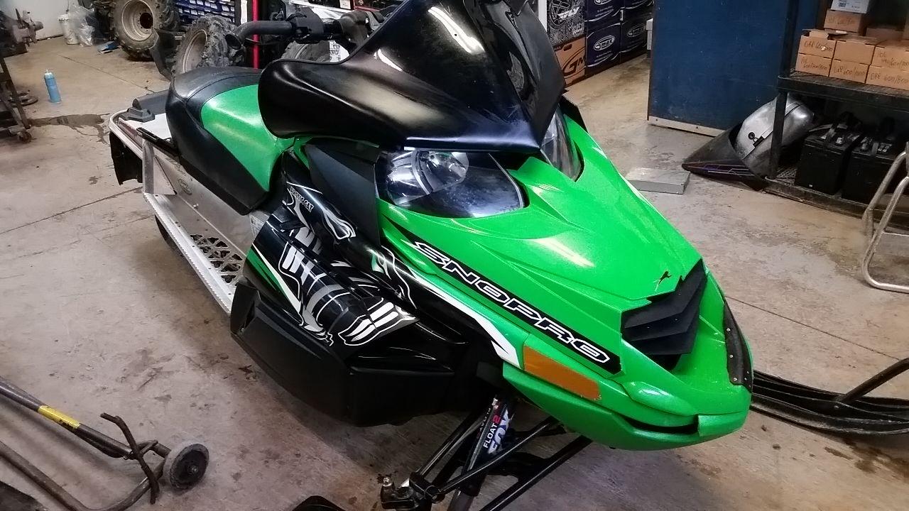 Parting Out - 2011 Arctic Cat Z1 Turbo Snopro Green