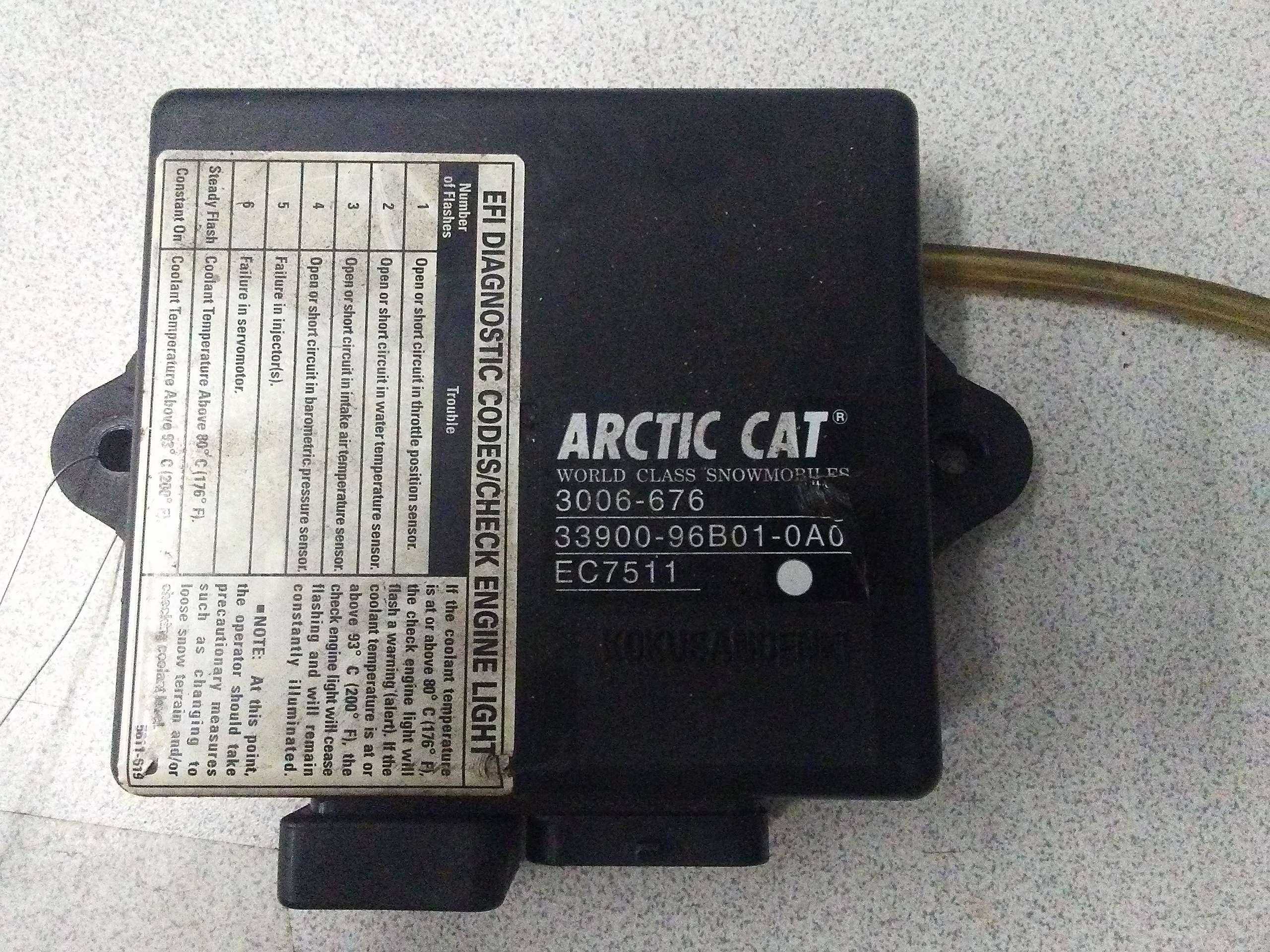2004 Arctic Cat SABERCAT 600 EFI ECU L