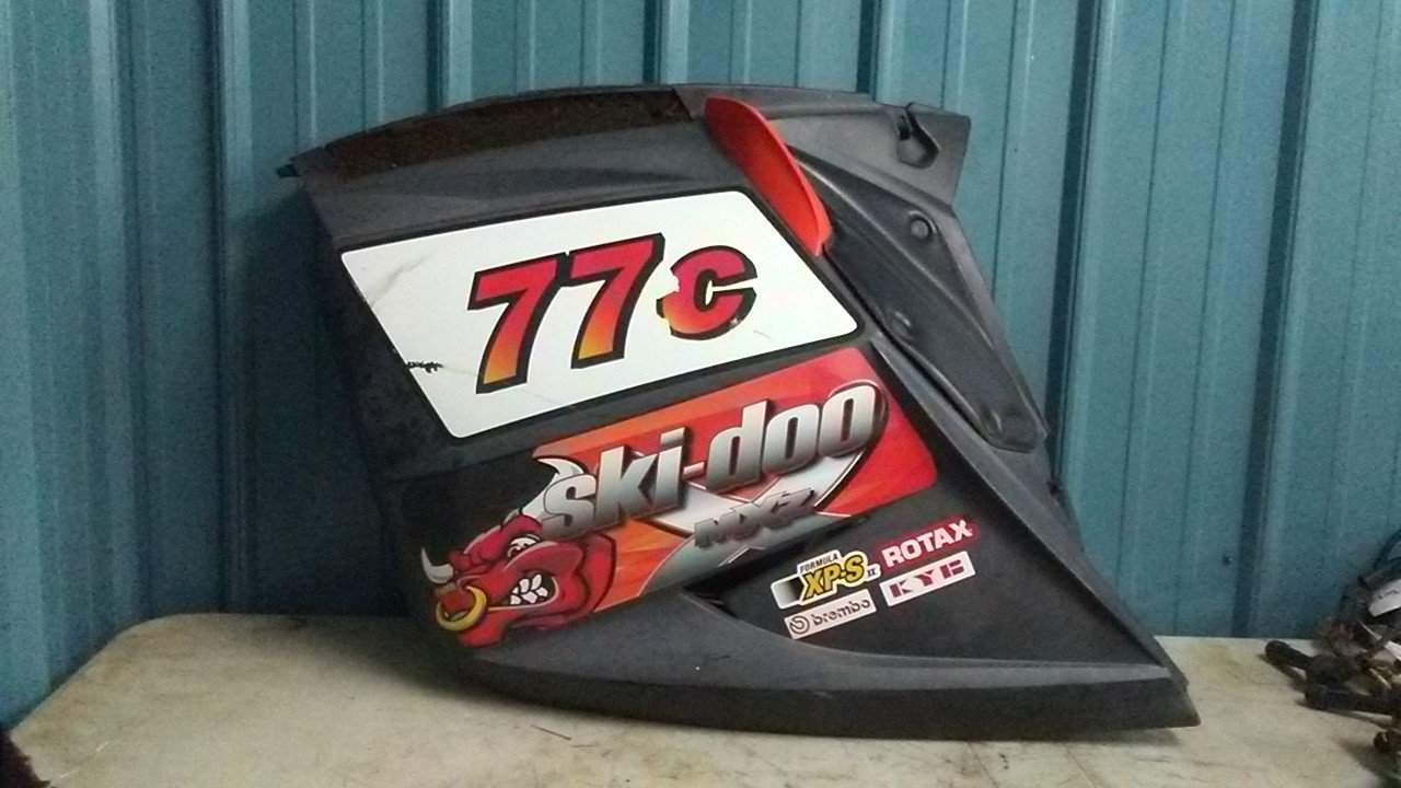 2005 - 2008 Ski Doo GTX,MXZ 600,800 LH Panel, Black With Airbox,