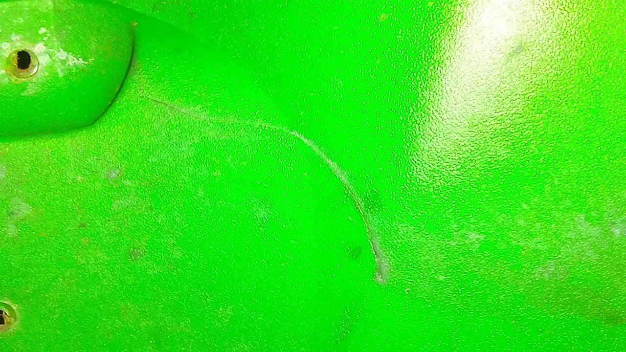 2005 Arctic Cat ZR 900 EFI Belly Pan - Left - Green - Image 2