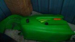 2005 Arctic Cat ZR 900 EFI Belly Pan - Left - Green