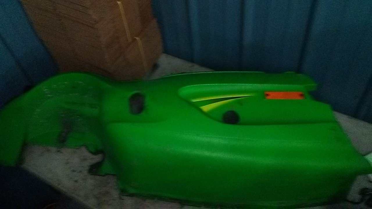 2005 Arctic Cat ZR 900 EFI Belly Pan - Left - Green