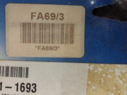 Alternative view of FA69/3 ORGANIC SERIES BRAKE PAD SET EBC