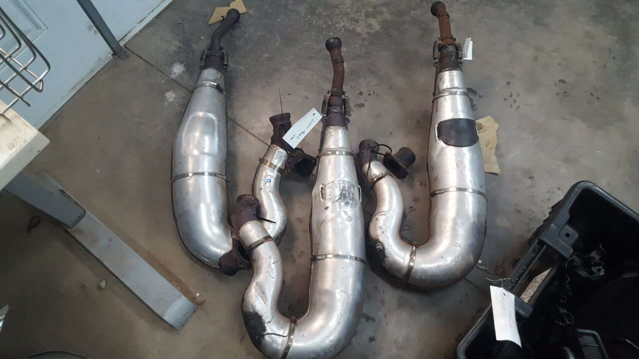 2000 Ski Doo Mach Z 800 Exhaust Tuned Pipe Assembly (3 Pipes)