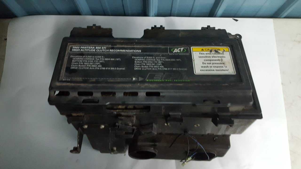 2002 - 2003 Arctic Cat Mountain Cat,Pantera,ZL,ZR Silencer, Air - Assembly ( Airbox )