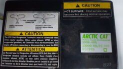 2002 - 2003 Arctic Cat Pantera,ZL,Zr,Mountain Cat   ECU ( Square )