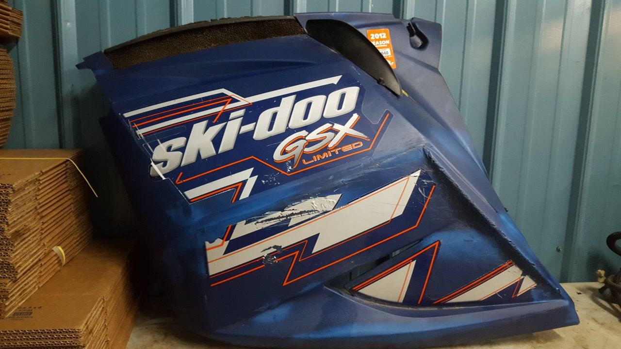 2004 - 2008 Ski Doo Gsx,Gtx,Summit Panel LH Blue With Airbox