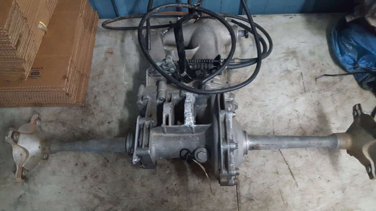 2003 - 2013 Kawasaki Prairie 360 Rear Differential With Swingarm