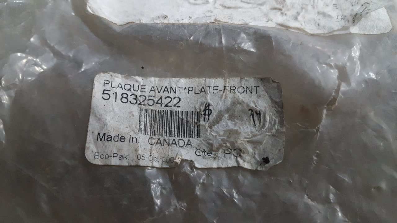 2002 - 2009 Ski Doo GSX,GTX,MXZ Front Plate - Image 2