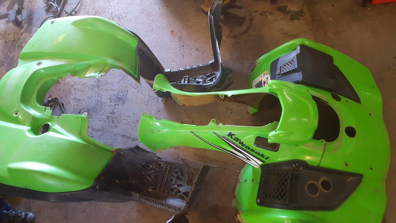 2008 Kawasaki Brute Force 750 Front And Rear Plastics - Image 2