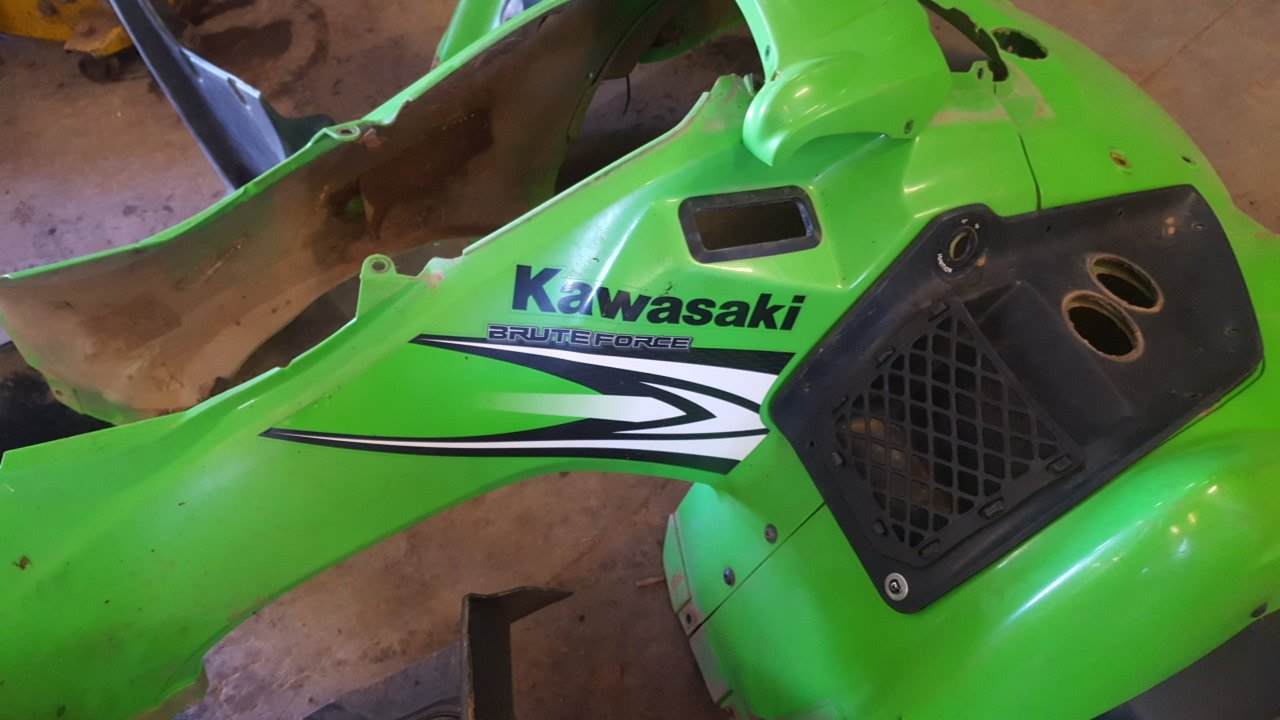 2008 Kawasaki Brute Force 750 Front And Rear Plastics - Image 3