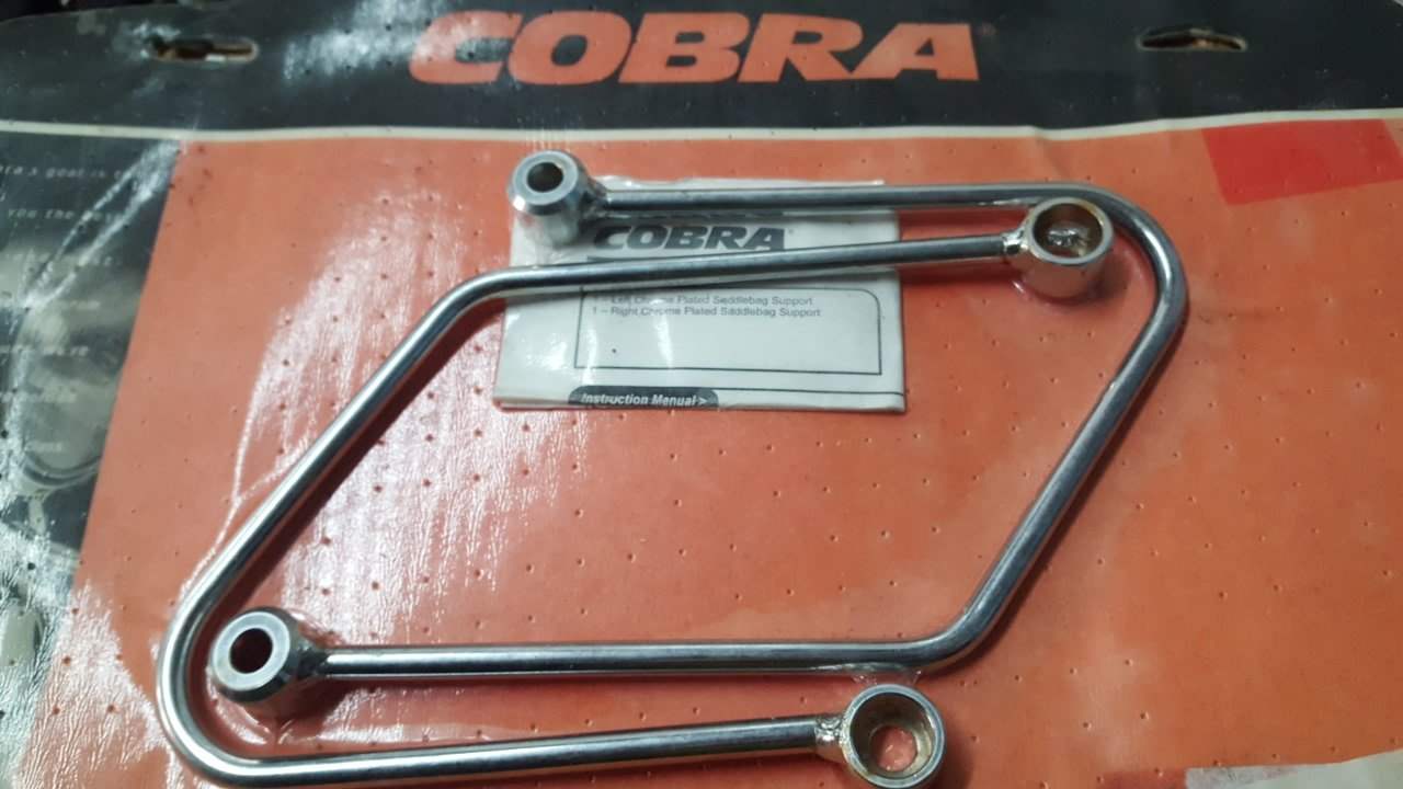 2001 - 2007 Honda VT750DC Shadow Spirit Chrome Saddlebag Support 02-6116