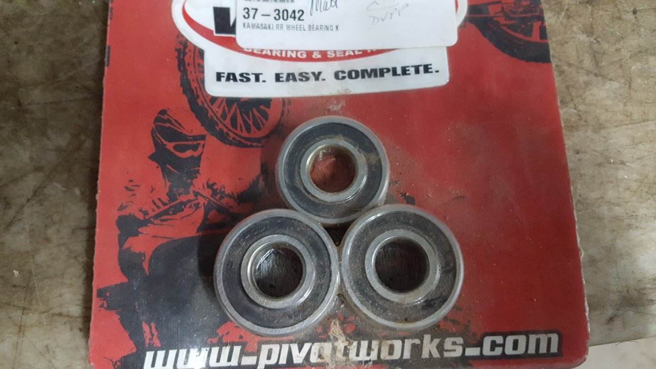 1998 - 2019 Kawasaki KX 100,80,85 / 2003 Suzuki RM100R Rear Wheel Bearing Kit - Image 4