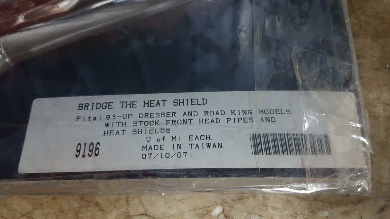 1993 - 2008 Harley Davidson /Kuryakyn Bridge The Gap Heat Shield # 9196 - Image 4
