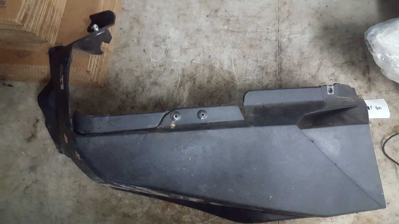 2013 - 2017 Arctic Cat F,M,XF,ZR Skid Plate Left w/o Decals Black - Image 2