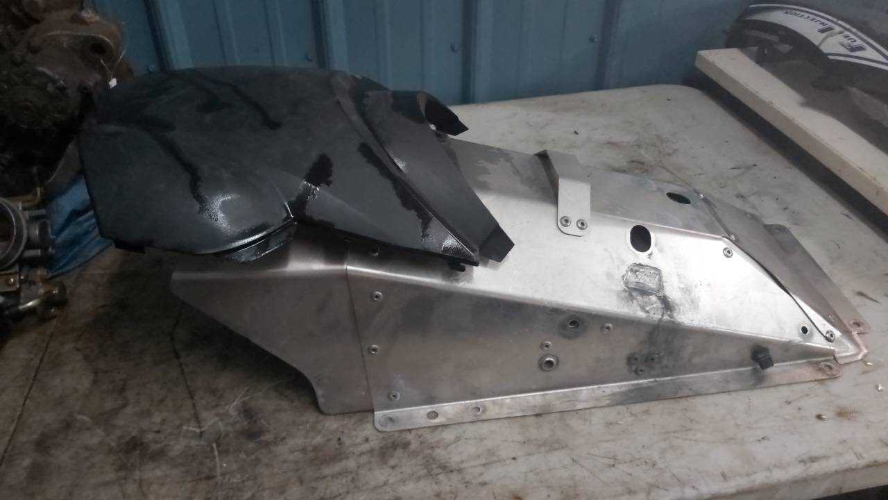 2008 - 2014 Yamaha Nytro Sub Frame Panel 5 Rear