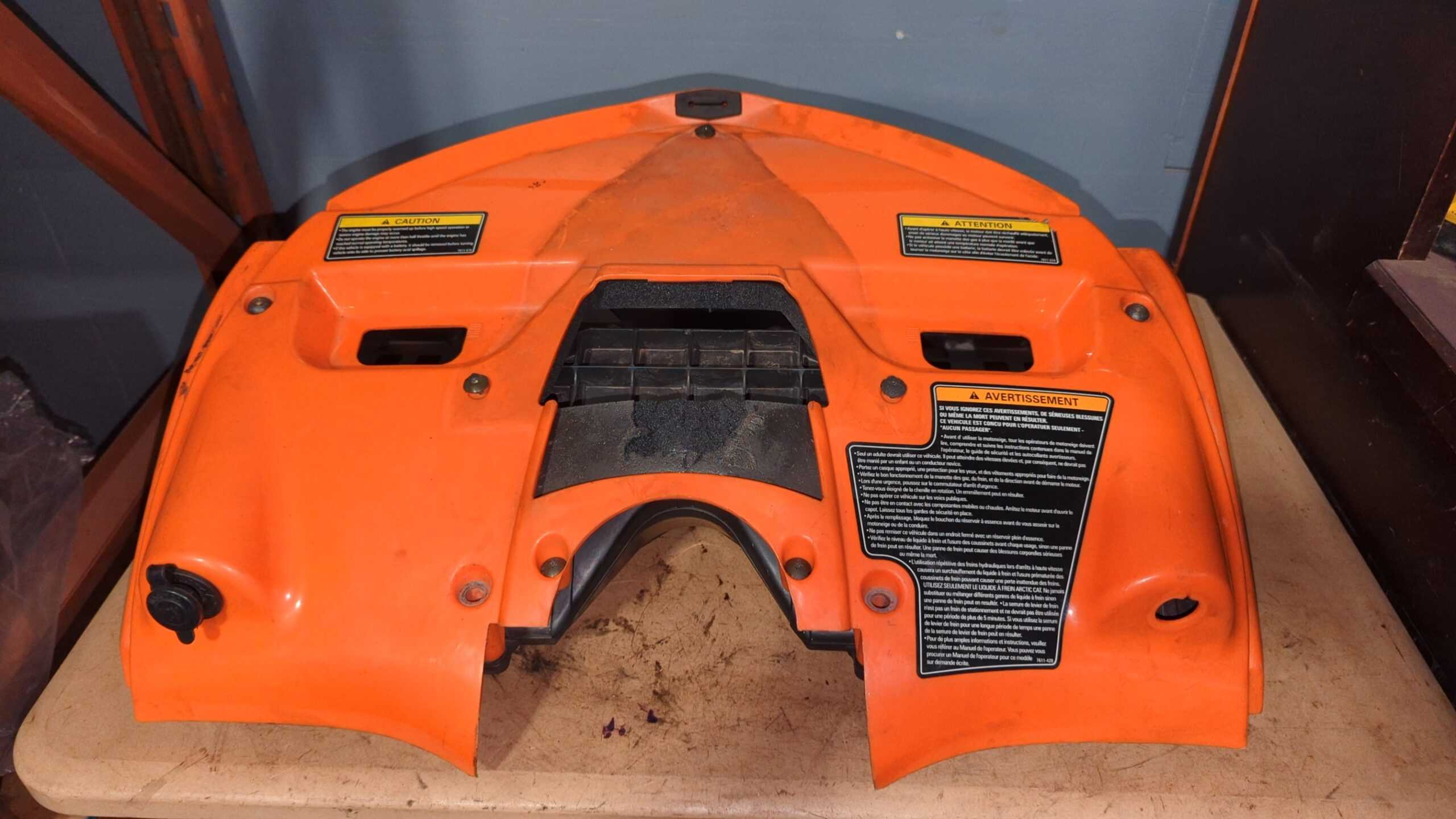 2007 Arctic Cat F1000,F5,6,8 Console Orange - Image 2