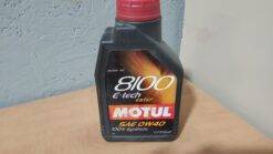 Motul 8100 E-tech SAE 0W-40  Synthetic Motor Oil 1L
