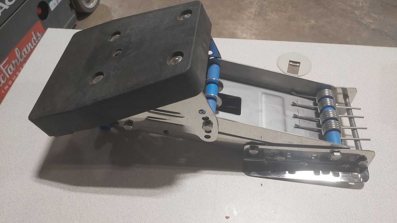 Amarine Made Stainless Steel Outboard Auxiliary Motor Bracket- 20hp