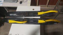 Skis Pair Yellow Handle