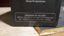 AMSOIL 20W-50 SYNTHETIC V-TWIN OIL CHANGE KIT - 4 QUARTS WITH BLACK FILTER - Image 6